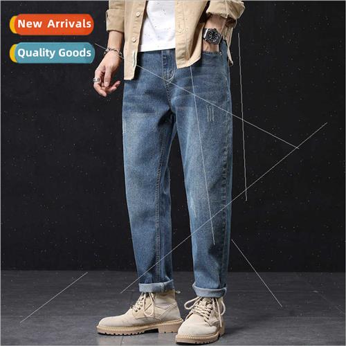 New jeans men sports casual pants men washed pants loose Har