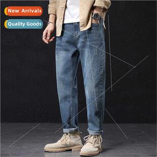 New jeans men sports casual pants men washed pants loose Har