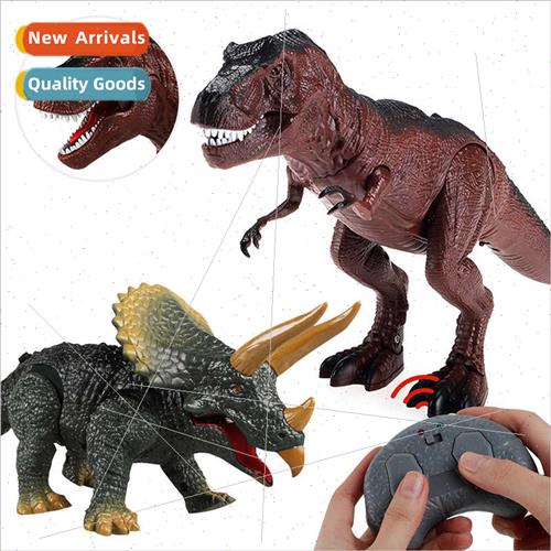 Children electric infrared remote control toys Triceratops T
