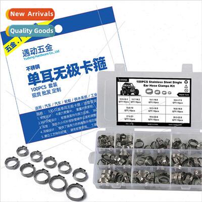 100PCS Set ngle g Clamping Clamp Hose Clamp 304 Stainless ng