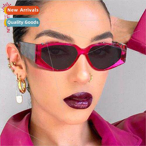 Women Large Frame Cat Eye Sunglasses大框猫眼太阳镜女豹纹墨镜