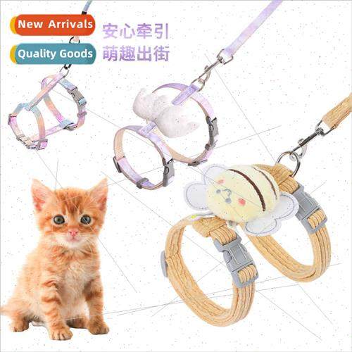 Cat Traction Cat Leash Cute Dog Chest Harness Pet Outing Dog