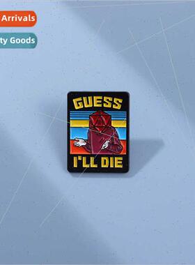 che fine game character  alloy baking paint medal backpack h