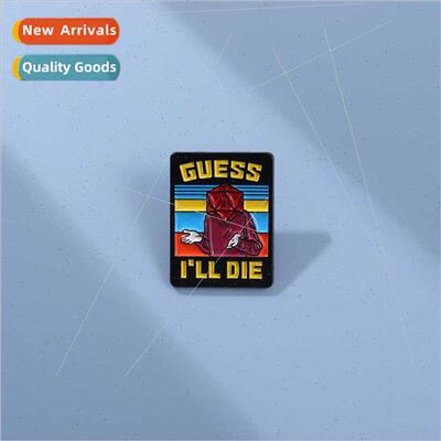 che fine game character  alloy baking paint medal backpack h