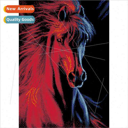 Red rabb horse diamond painting new modern living room small