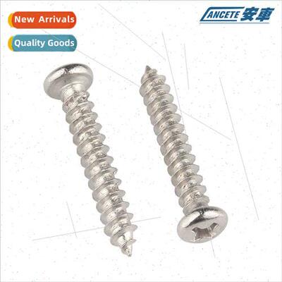 Iron cross round head tapping screws PA pan head pointed tai