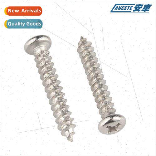 Iron cross round head tapping screws PA pan head pointed tai
