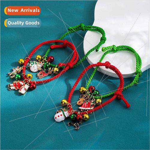 Europe creative new Christmas bracelet cute Santa Claus bell
