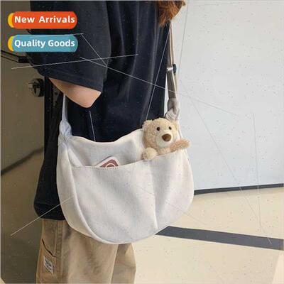 Pure Color Hundred Large Capacy Canvas Bag Women Bag 2023 Du