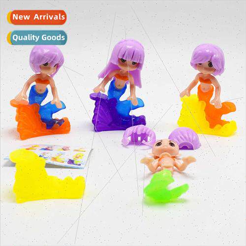 Children DIY assembled mermaid assembly cute mermaid toy su