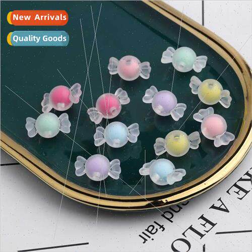 diy handmade materials frosted inside color beads loose bead