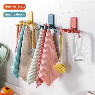 Kchen rags storage rack kchen supplies organizing hook shelf