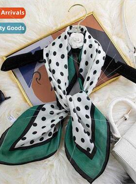 Spring Autumn Korean small square scarf silk scarf women ver