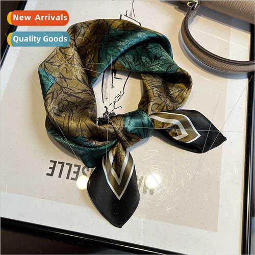 2023 scarf across mirror silk spring summer autumn silk scar