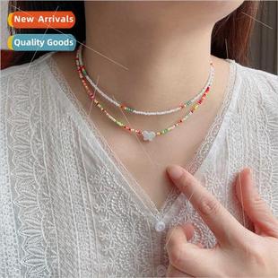 fine miyuki beads rice small woven hand niche summer 2022