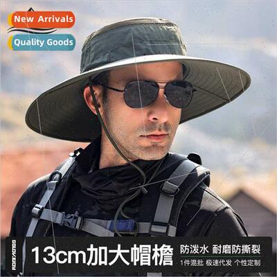 Summer outdoor mountaineering fishing sunscreen fisherman ha