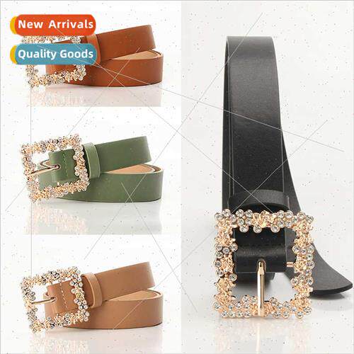 Fashion classic alloy pin buckle women belt new decorative t