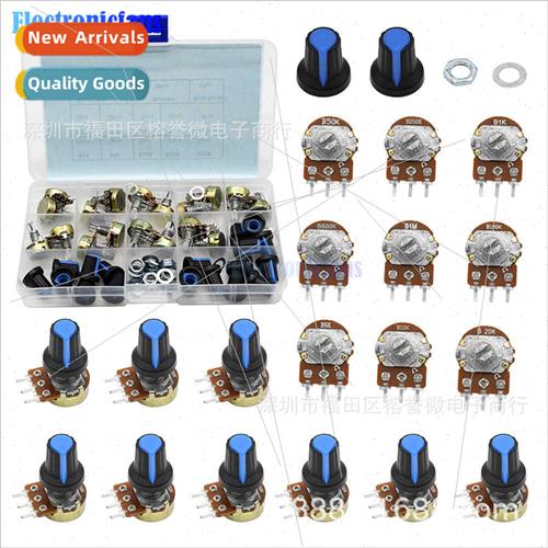 18PCS WH148 ngle B1K 20K 50K 100 500K 1M Amplifier Volume Ro