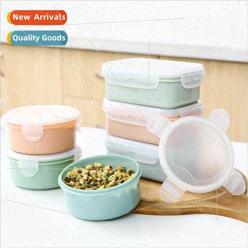 Round mini refrigerator food container small lunch box kchen