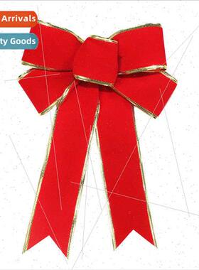 25cm Red Velvet Ribbon Ribbon Christmas Bow Festival Decorat