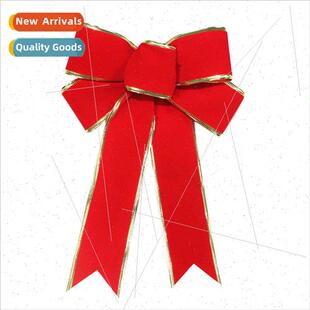 25cm Red Velvet Ribbon Ribbon Christmas Bow Festival Decorat