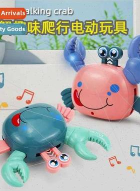 Children electric sensor crab toy simulation will move crawl