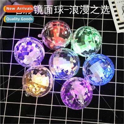 Mirror ball ps plastic transparent ball festive ceiling deco