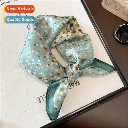 Korean  new irregular polka dot mulberry silk silk scarf spr