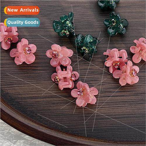 Bangs clip sweet mini rhinestone small scratch clip ins flow