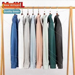 new long business Spring Slim men Autumn shirt 2023 sleeved