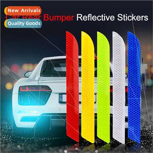 stickers reflective car rear fil 2pcs bumper body