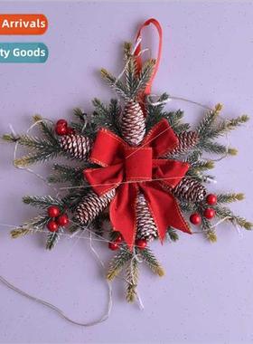 New Christmas pinecone lights holiday decorations window dec