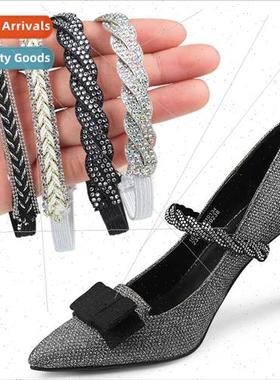 High-heeled shoes anti-drop harness laces elastic bdrill dec