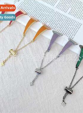 适用apple applewatch8/7/6/se/5/4/3 metal triangle chain type
