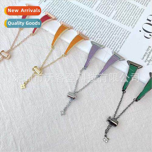 适用apple applewatch8/7/6/se/5/4/3 metal triangle chain type