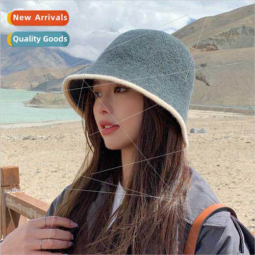 2022 Autumn winter fisherman hat children knted Korean  new
