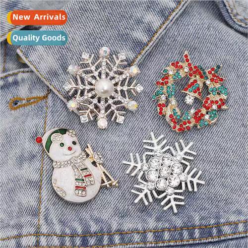 Christmas series Christmas brooch Korean  Christmas snowflak