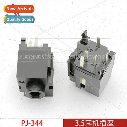 3.5 headphone socket PJ-344 3.5MM audio video socket 7-pin p