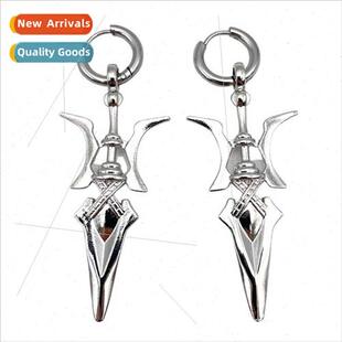 Anime Death Note 弥海砂cos earrings square sky painting halb