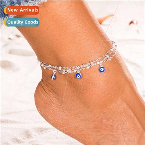 Europe fashion simple Turkish blue eyes personalized anklet
