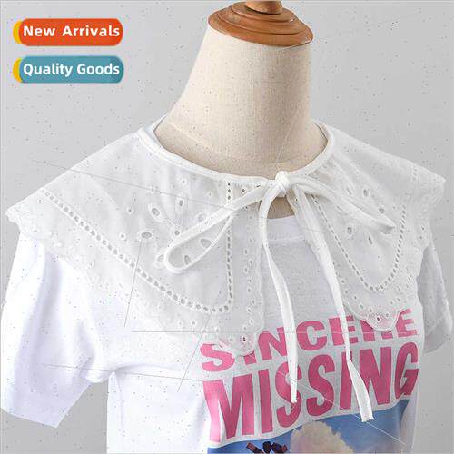 Flower Collar Decoration Breathable Show Fake Collar mple Ag