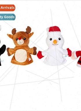 Plush interactive ventriloquist Santa Claus dolls wh musical