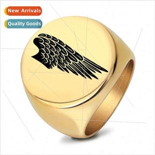 dom Tanium Trend steel Round Wings Vintage stainless Steel