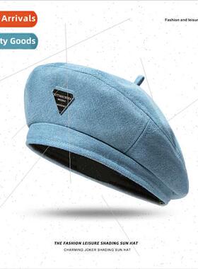 New Korean ins washed cowboy beret children spring summer th