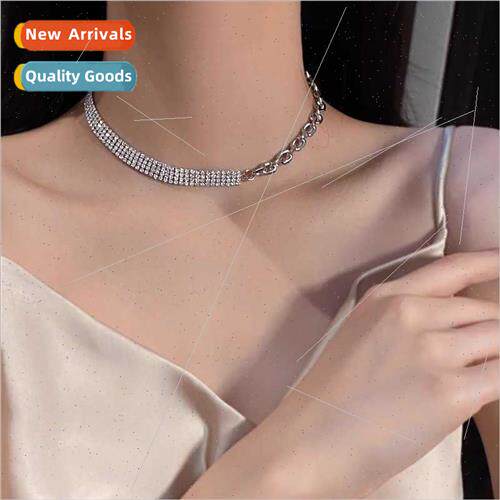 Super Shiny Show Neck Necklace Hundreds Versatile Delicate N