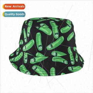 new cartoon cucumber Europe double States printing side Uned