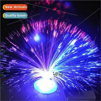 Colorful light-emting stars/light-emting fiber optic lantern