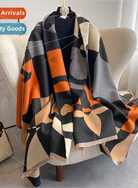 Europe Uned States new letters fashion faux cashmere scarf f