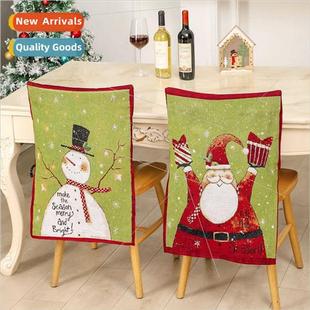 man red stool cover chair old snowman green new Christmas