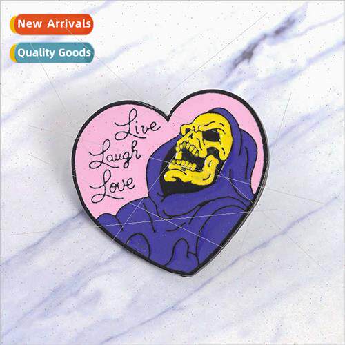 New  American brooches love skull evil wizard brooch cartoon